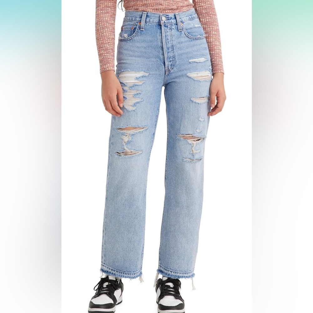 Levi's Women's Ribcage Straight Ankle Jeans size 26x 27